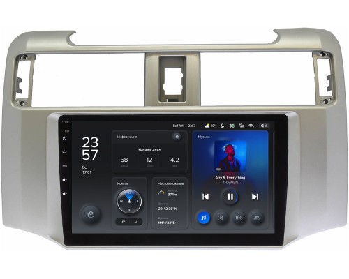 Toyota 4Runner V 2009-2021 Teyes X1 9 дюймов 2/32 RM-9380 на Android 10 (4G-SIM, DSP)