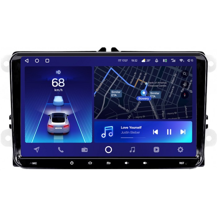 Штатная магнитола Skoda Roomster I 2006-2015 Teyes CC2 PLUS PQ/MQB 3/32 Android 10