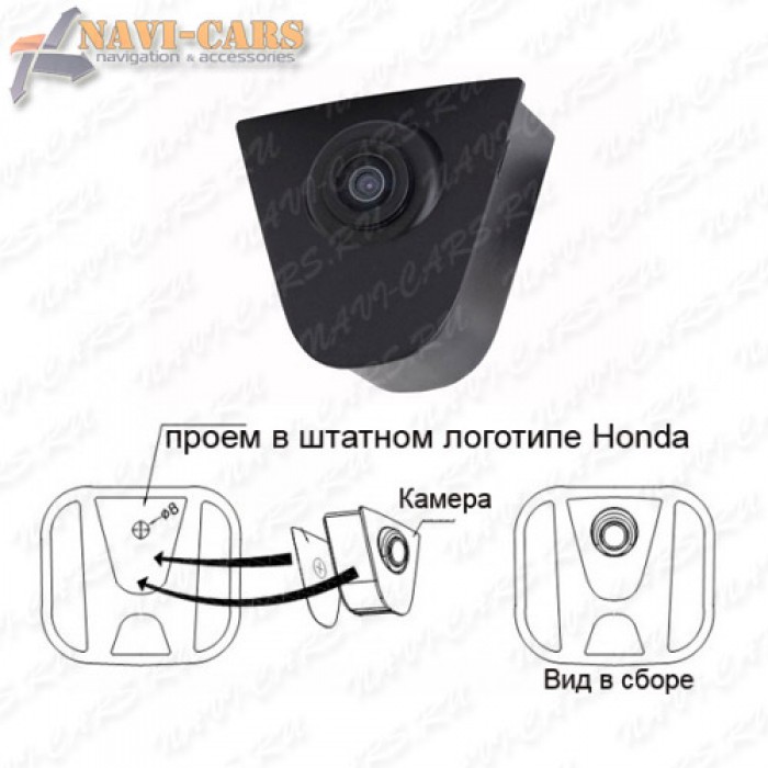 Камера переднего обзора для Honda Accord / Civic / CR-V / Jazz / Pilot