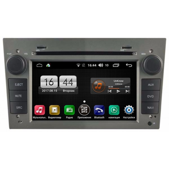 Штатная магнитола Опель Корса Д (FarCar L019 Dark Gray)