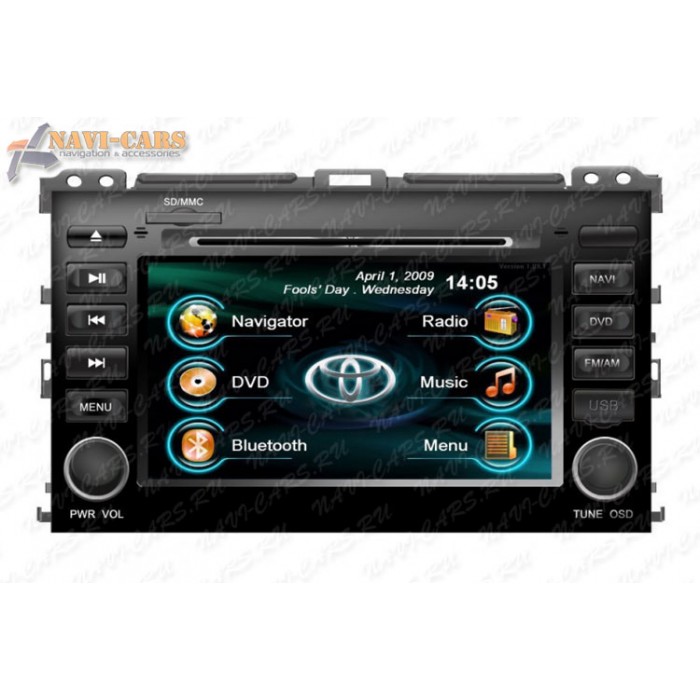 Штатная магнитола Intro CHR-2272 PR для Toyota Prado 120