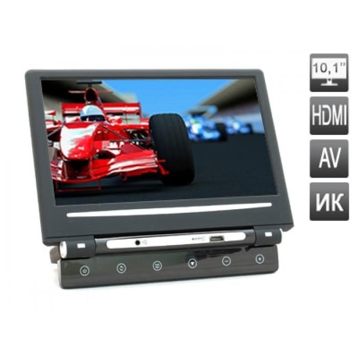 Навесной монитор на подголовник для смартфонов и планшетов с диагональю 10.1 дюймов и HDMI AVIS AVS1008HDM