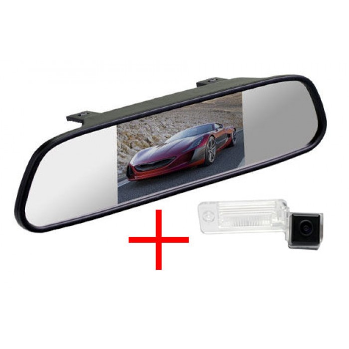 Зеркало c камерой заднего вида Audi A3, A4 (b7), A6 (01-04), A8 (02-10), Allroad (01-04), Q7 (05-11)