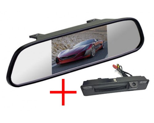 Зеркало c камерой заднего вида Ford Focus 3 (14+) в ручку багажника