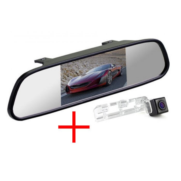 Зеркало c камерой заднего вида Honda Civic 5D (до 2011)