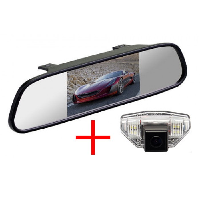 Зеркало c камерой заднего вида Honda CR-V (06-12), Fit (08-13), Odyssey (09-10), HR-V, Crosstour
