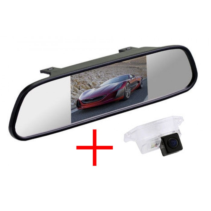 Зеркало c камерой заднего вида Mitsubishi Lancer 10
