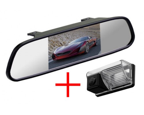 Зеркало c камерой заднего вида Toyota Corolla E120, Avensis 2 | BYD F3 | Lifan Solano (620)