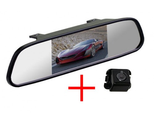 Зеркало c камерой заднего вида Toyota Camry V40 (в штатное место)