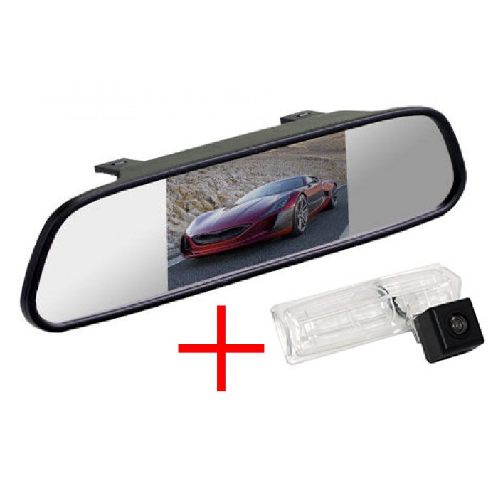 Зеркало c камерой заднего вида Toyota Camry V40 | Mitsubishi Pajero Sport, Grandis, Mazda MPV