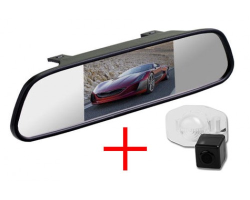 Зеркало c камерой заднего вида Toyota Corolla E140/E150