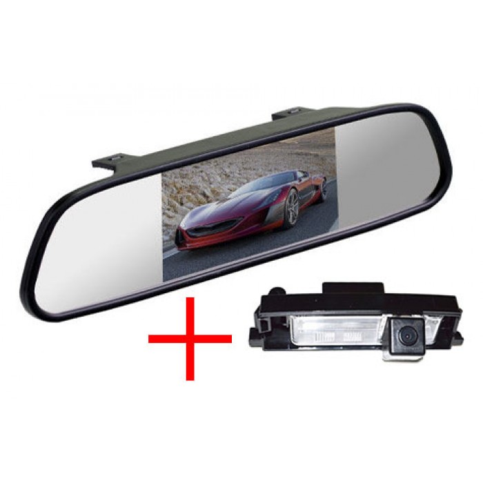 Зеркало c камерой заднего вида Toyota RAV4 3, Auris 2 | Chery Tiggo, A3